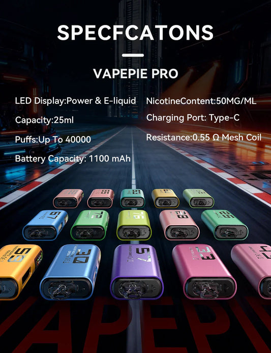 BLUEBERRY RASPBERRY LEMONADE-Vapepie PRO 40000 Puffs