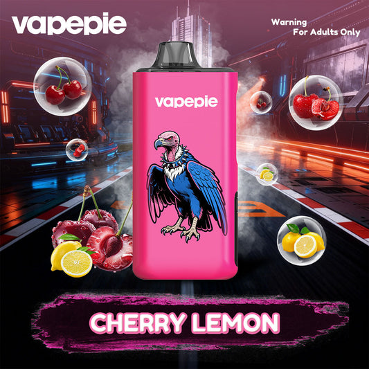 🔒 CHERRY LEMON | VAPEPIE PRO 40000 PUFFS UPGRADED EDITION | Upgraded Designs with Limited IP Editions