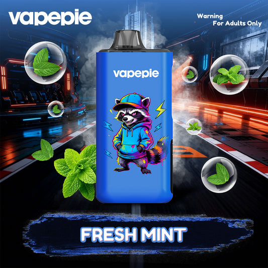 🔒 FRESH MINT | VAPEPIE PRO 40000 PUFFS UPGRADED EDITION | Upgraded Designs with Limited IP Editions
