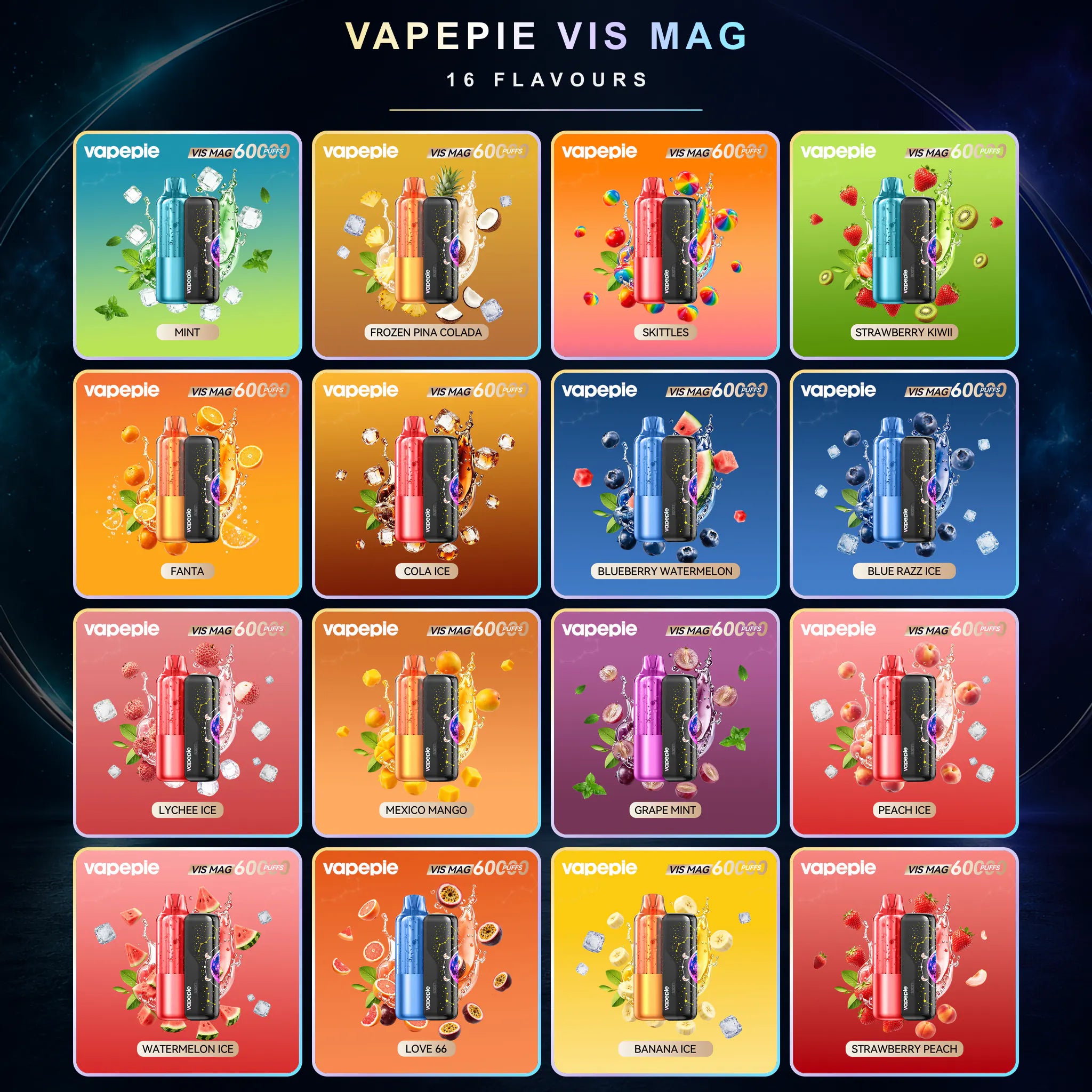 VAPEPIE 9-PACK Random / Custom PUFFS 70K 60K 50K 40K