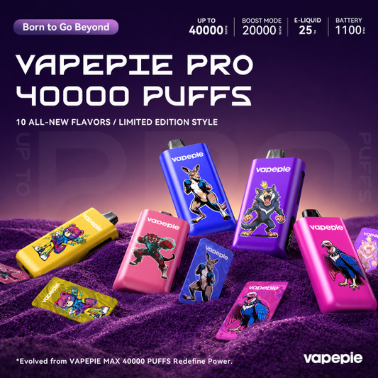 🔒 Bronze Access | VAPEPIE PRO 40000 PUFFS UPGRADED EDITION | Upgraded Designs with Limited IP Editions