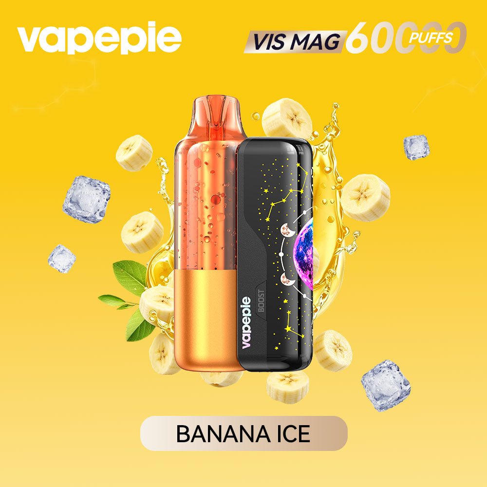 BANANA ICE-VIS MAG 60000 PUFFS+Pod combo pack