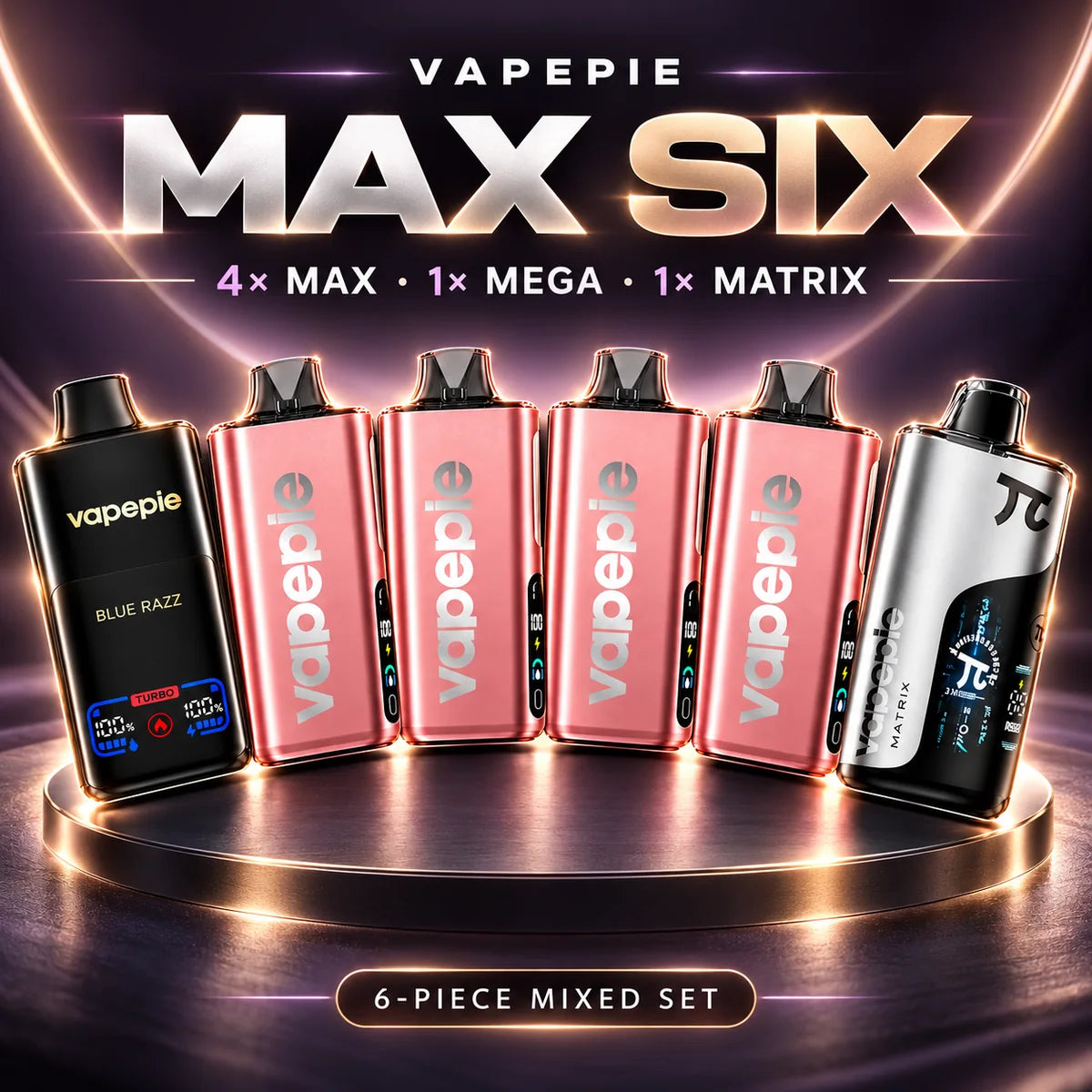 VAPEPIE 6-PACK 4PCS 40000 +1PCS 70000 +1PCS 50000 PUFFS